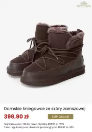 Wittchen gazetka Strona 12: Damskie śniegowce ze skóry zamszowej Wittchen €399,90
