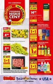 Biedronka gazetka Strona 1: Cytryna na wagę €4,99, Wszystkie oleje Wyborny €1,00