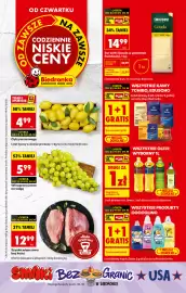 Biedronka gazetka | Codziennie niskie ceny Strona 1: Cytryna na wagę €4,99, Wszystkie oleje Wyborny €1,00