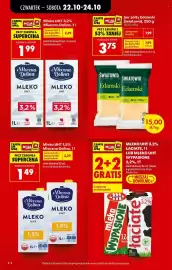 Biedronka gazetka Strona 2: Ser żółty Edamski Światowid €3,75, Mleko UHT 1,5% Mleczna Dolina €1,49