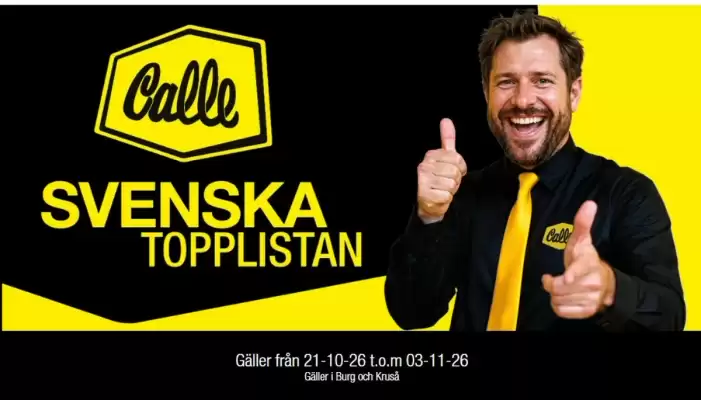 Calle (giltig till och med 3-11)