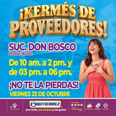 Super Gutiérrez (válido hasta 23-10)