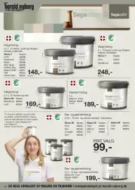 Harald Nyborg tilbudsavis uge 43 Side 22: Vægmaling 2,5 L €148,00, Dør- og panelmaling 0,75 L €99,00