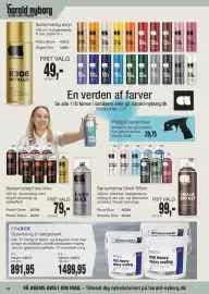 Harald Nyborg tilbudsavis uge 43 Side 28: Spraymaling Chalk Effect €99,00, Spraymaling akryl (spraydåse) €49,00