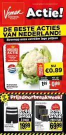 Vomar Voordeelmarkt folder Pagina 1: Calvin Klein Boxershorts €19,99, Hollandse Bloemkool €0,89