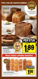 Vomar Voordeelmarkt folder Pagina 27: Verse Zachte Bollen €1,50, Robberbrood €1,89
