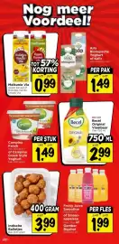 Vomar Voordeelmarkt folder Pagina 30: Campina Kwark €1,49, Fruity Juice Smoothie €1,99