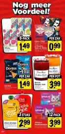 Vomar Voordeelmarkt folder Pagina 34: Whiskas Maaltijdzakjes €3,99, Doritos €1,49
