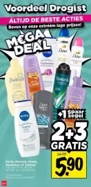 Vomar Voordeelmarkt folder Pagina 37: Alle Dove, Rexona, Nivea, Andrélon of Zwitsal €5,90
