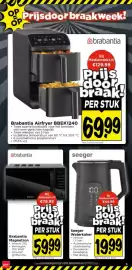 Vomar Voordeelmarkt folder Pagina 8: Brabantia Airfryer BBEK1240 • €69,99, Seeger Waterkoker €19,99