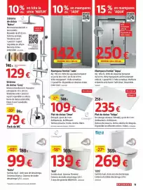Catálogo Bauhaus Página 11: Mampara frontal jade €142,00, Camargue - sistema de ducha natur €129,00