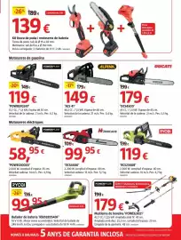 Catálogo Bauhaus Página 19: Hurricane - motosierras eléctricas dcs4500 €99,95