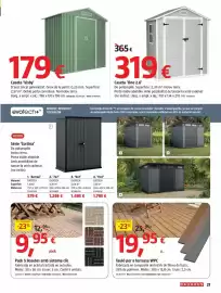 Catálogo Bauhaus Página 21: Keter - serie cortina armario €379,00, Caseta visby €179,00