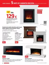 Catálogo Bauhaus Página 4: Fulmo - mueble picasso/monet €140,00, Fulmo - chimenea toledo €278,00