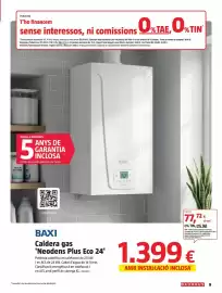 Catálogo Bauhaus Página 9: Baxi - caldera gas neodens plus eco 24 €1.399,00