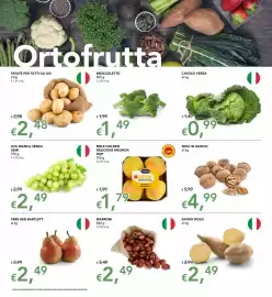 Volantino Migross Superstore Pagina 2: Mele golden delicious melinda €1,79, Uva bianca senza semi €2,49