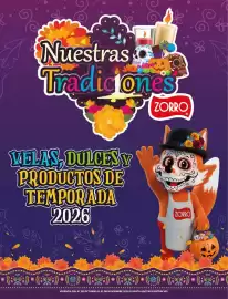 Catálogo Zorro Página 1: Nuestras Tradiciones k ZORRO VELAS DULCESY PRODUCTOS DE TEMPORADA 2026 VIGENCIA DEL 07 DE OCTUBRE