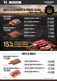 Catálogo Supermercados Tadicor semana 43 Página 6: Vacío vacuno €21.900,00, Asado costilla novillo €11.990,00