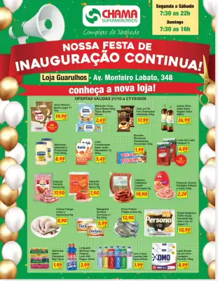 Catálogo Chama Supermercados (válido até 27-10)