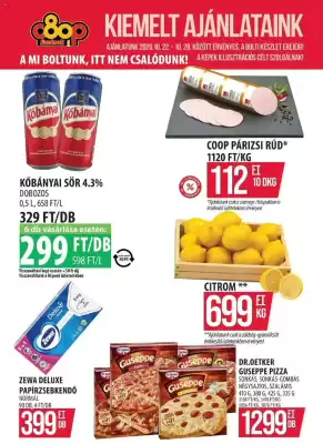Coop akciós újság