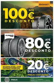 Folheto Feu Vert Página 2: 100€€€ DESCONTO KUMHO TIRE ACUMULÁVEL COM OUTRAS OFERTAS ECSTA 9271 Continental The Future in