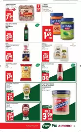 Volantino Pam Pagina 5: Passata casereccia Pam €0,85, Filetti di tonno in olio d'oliva Consorcio €3,99