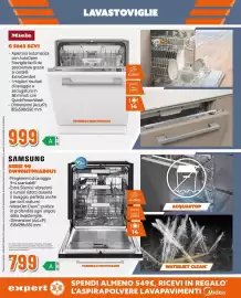 Volantino Expert Pagina 10: Miele G 5663 SCVI €999,00, Samsung Serie 90 DW90H79NABOU1 €799,00