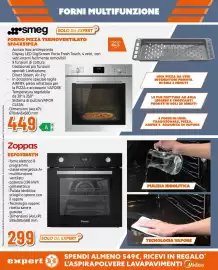 Volantino Expert Pagina 8: • FORNI MULTIFUNZIONE .***smeg SOLO DA EXPERT FORNO PIZZA TERMOVENTILATO SF64XS1PZA • Acciaio