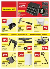 Jula reklamblad Sida 11: MeeC Tools kompressor €699,00, Meectools hantverkarkniv €19,90
