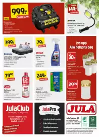 Jula reklamblad Sida 12: Stanley fatmax kompressor €999,00, Bestway luftmadrass med inbyggd pump €399,00