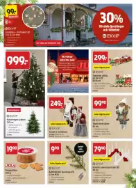 Jula reklamblad Sida 4: Ekvip tomte med skidor €99,00, Ekvip batteridriven ljusslinga led €9,90