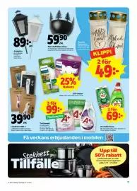 Stora Coop reklamblad vecka 44 Sida 11: Marshallhållare Skog €59,90, A+ tvättmedel €99,00