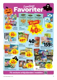 Stora Coop reklamblad vecka 44 Sida 5: Brädspel €159,00, Felix Matpaj €79,00