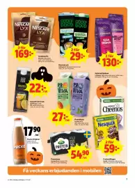 Stora Coop reklamblad vecka 44 Sida 7: Oddlygood havredryck €29,00, Arla Protein €54,90