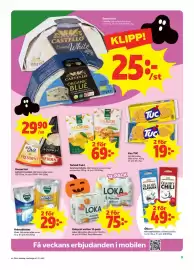 Stora Coop reklamblad vecka 44 Sida 9: Vicks halstabletter €29,00, Kex TUC €19,00