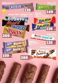 Family Diszkont akciós újság hét 43 Oldal 13: Bounty mars snickers twix €269,00, Lezzus €135,00
