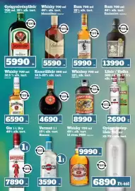 Family Diszkont akciós újság hét 43 Oldal 29: Shanky's whip €8.990,00, Unicum orange bitter €4.690,00