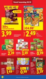Lidl folder week 44 Pagina 10: Sondey Fruit-biscuit €0,99, Fairtrade Kruidenpasta €3,49