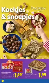 Lidl folder week 44 Pagina 17: Favorina Marzipan Bites €1,49, Roomboter gevulde speculaas €1,99