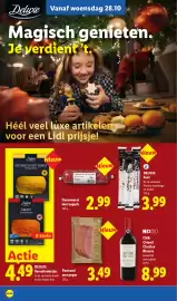 Lidl folder week 44 Pagina 19: Van de Meesterklager Pastrami met peper €3,49, CMR Chianti Classico Riserva €8,99