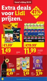 Lidl folder week 44 Pagina 23: Nix18 Appassimento Puglia Rosso €4,49, Doritos €1,49