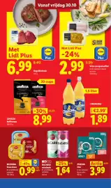 Lidl folder week 44 Pagina 24: Bacardi mixdrank €1,64, Lavazza koffiecups €8,99