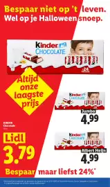 Lidl folder week 44 Pagina 28: Kinder Chocolate €4,99, Kinder Chocolate €4,99