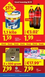 Lidl folder week 44 Pagina 3: Milbona Yoghurt Griekse stijl 10% vet €1,59, Edet Toilet papier €7,99