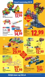 Lidl folder week 44 Pagina 30: Lupilu Magnetische bouwset €12,99, Lupilu Treinset met licht en geluid €7,99