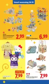 Lidl folder week 44 Pagina 34: Squishmallows Knuffel €7,99, Lupilu Houten motoriekspeelgoed €7,99