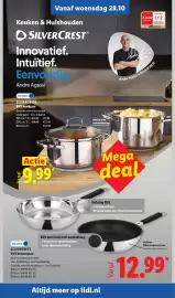 Lidl folder week 44 Pagina 39: Silvercrest RVS koekenpan €12,99, Silvercrest RVS kookpan €9,99
