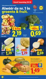 Lidl folder week 44 Pagina 4: Bio pompoenen €1,49, Bio knolselderij €1,29