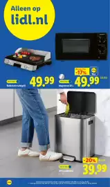 Lidl folder week 44 Pagina 44: RVS prullenbak €39,99, Elektrische tafelgrill €49,99