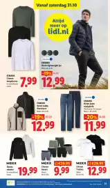 Lidl folder week 44 Pagina 46: 2 heren T-shirts €12,99, Esmara Heren teddy fleecevest €12,99